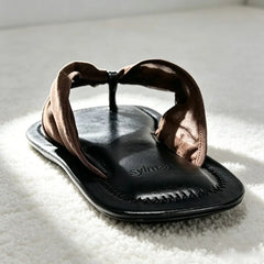 Comfortable Mesh-design Flat Sandals for Clip Toe Beach Flip-flops Light Non-slip Comfortable Shoes