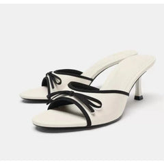 Design Simple One-word High-heeled Shoes