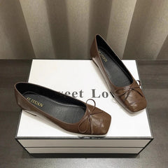 Bowtie Flat Shoes