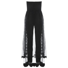 Club Stapless Lace Bodysuit Romper Long Pants Bodycon Jumpsuits