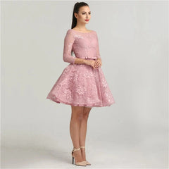 Lace Simple Short Cocktail Dress