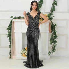 Luxury Mermaid Diamond Sequined Party Dress
