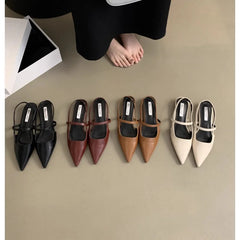 Leather Pu Casual Sandals Girl Mary Jane Shoes