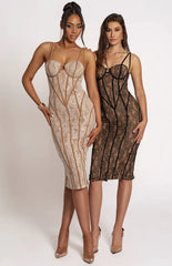 Lace Patchwork Spaghetti Strap Sleeveless Square Neck Evening Party Club Bodycon Dresses