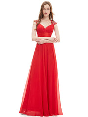 Chiffon Long Queen Anne Neckline Sequin Ruched Sleeveless Occasion With Train Prom Bridesmaid Dress