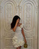 Elegant Sweetheart Neck One Shoulder Birthday Party Mini Dress
