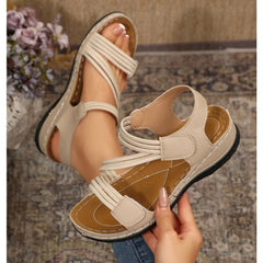Wedge Sandals Casual Platform Walking Sandalias Mujer Comfortable Non Slip Beach Shoes