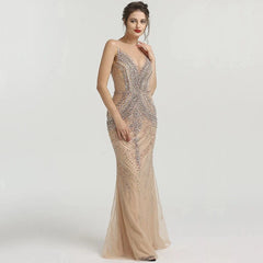 Diamond Beading Luxury High-end Mermaid Formal Dresses