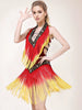 Elegant rhinestone Neck-mounted tassel bodycon prom short dresses
