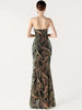 Elegant Luxury Rhinestone Backless Sequin Evening Party Long Maxi Dresses