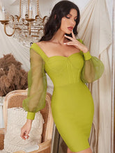 Elegant Evening Runway Bodycon Club Party Dress