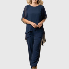 Women's Fluid Palazzo Set for Elegant Comfort and Style