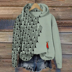 Women's Vintage Casual Hoodie Sweatshirt