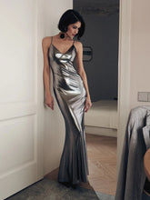 Casual Streetwear Camisole Backless V-neck Slim Party Sleeveless Bodycon Maxi Dresses