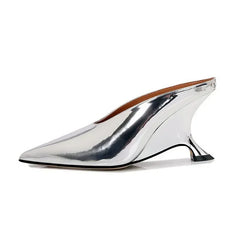 Novelty Luxury Designer Wedge Platform High Heel