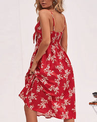 Sweetheart Cut Out and Tie Sundress
