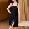 Elegant Split Design Backless Skirt Sleeveless A-line Dress