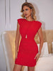 Elegant O-neck Sequin Party Bodycon Mini Dress