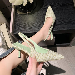 Brand Designer Slingbacks High Heel
