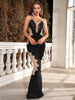 Elegant Strapless Backless Beading Mirror Long Maxi Dresses