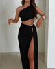 Tank Tops Long Skirts Party Club Vacation Two Piece Matching Sets