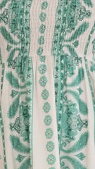 Danica Mini Dress - Green Aztec