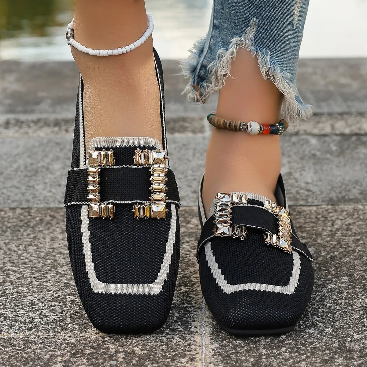 Designer Flats Spring Large Size Flat Loafers Shoes