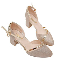 Spring and Black High-heeled Shoes