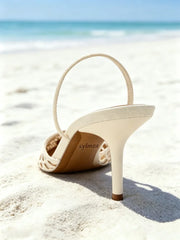Luxury Hollow Woven Design High Heel