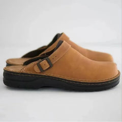 Men's Slippers PU Leather Shoes