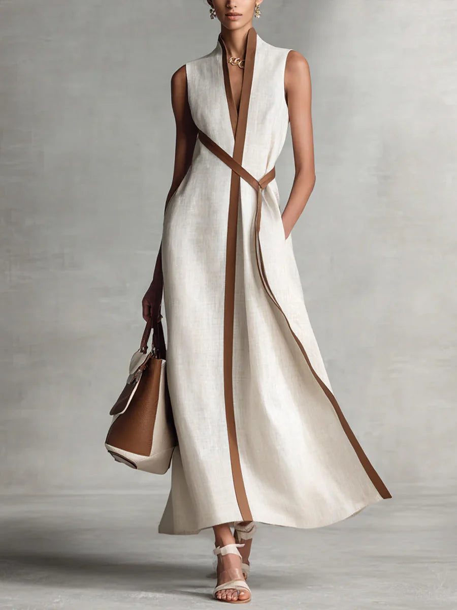 Women's Elegant Summer Wrap Maxi Dress
