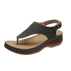 Sandals Ladies Clip Toe Wedges Thong Shoes