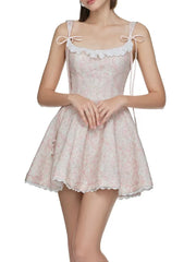 Casual Square Neck Sleeveless High Waist A-LINE Dress