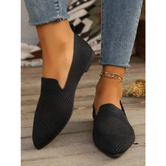 Autumn Outwear Solid Color Oversized Shallow Cut Shoes