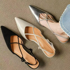 Pointed Toe Low Heel