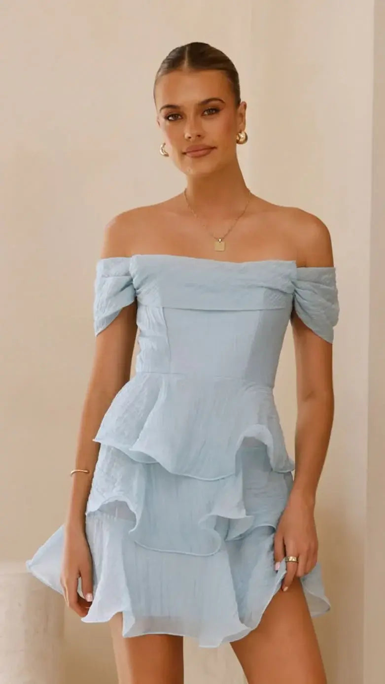 Lanelle Mini Dress - Blue