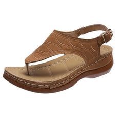 Sandals Ladies Clip Toe Wedges Thong Shoes