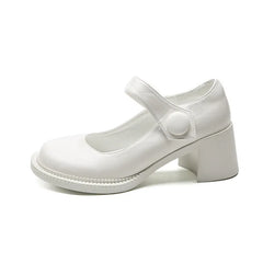 College Style Chunky Heel