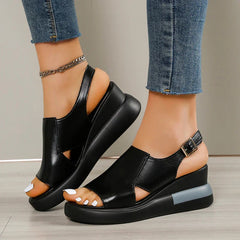 Wedge Platform Sandals Retro Romen Beach Shoes