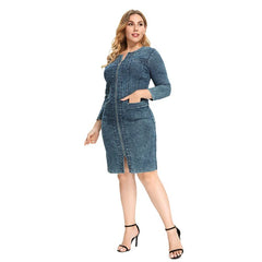 High Flexibility Slim Fit Casual Woven Dress