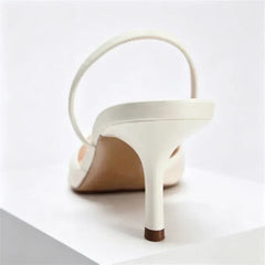 Elegant Mesh Embroidered Flowers Designer Heel