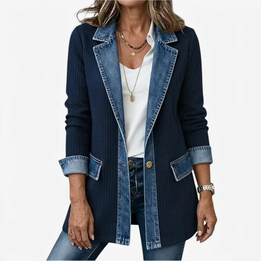 Women's Button Down Knitted Textured Cardigan
