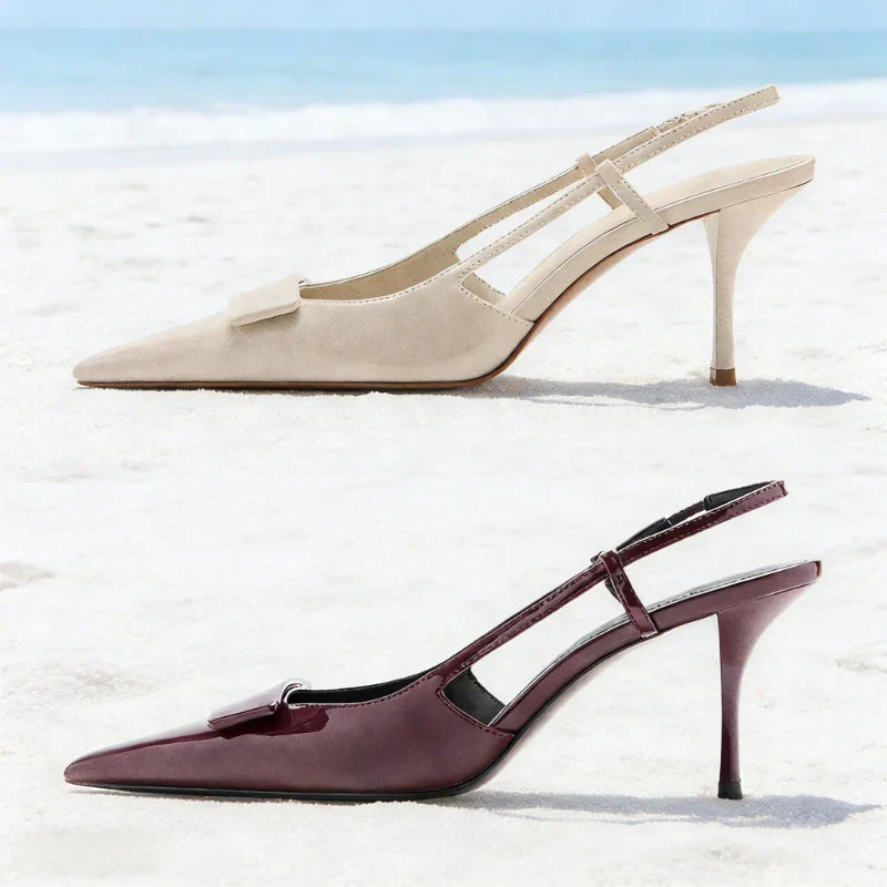 Pointed-Toe Slingback High Heel