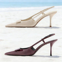 Pointed-Toe Slingback High Heel