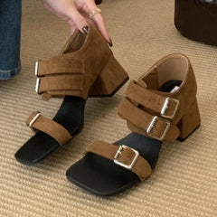 High Quality Faux Suede Heel