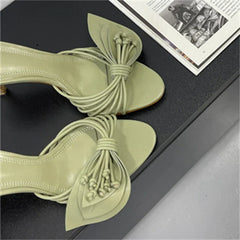 Design Narrow Band Butterfly-kont Thin Heel