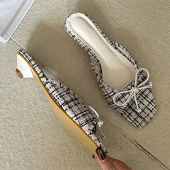 Cotton Fabric Design Kitten Heel