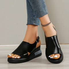 Wedge Platform Sandals Retro Romen Beach Shoes