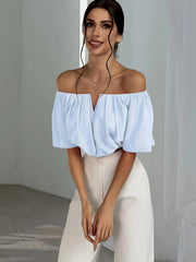 Women's Off-The-Shoulder Summer Blouse