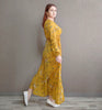 Casual Full Sleeve Floral Printed O-neck Bohe Beach Party Long Dress
